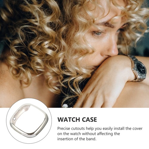 1pc Protective Watch Case Bildschirmabdeckung für Versa3/Sense kompatibel - 第 8/12 張圖片