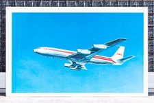 Postcard TWA Star Stream Luxury Coast To Coast Air Travel Planes 1966