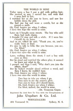 John Urquhart Advertising Wholesaler Sydney Nova Scotia UNP Chrome Postcard N28 John Urquhart Advertising Wholesaler Sydney Nova Scotia UNP Chrome Postcard N28