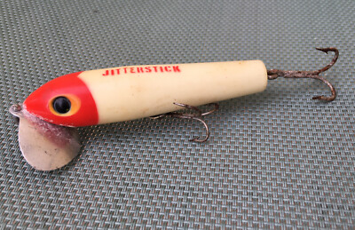 Vintage Fred Arbogast Jitterbug Fishing Lure Treble Hook Bait