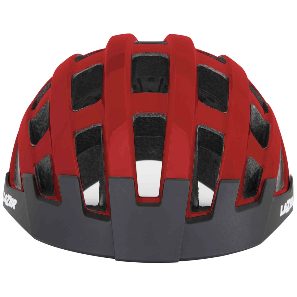 Casco Bici Lazer Compact Ciclismo Mtb E-Bike Bicicletta Rosso Misura 54-61cm - Immagine 2 di 3