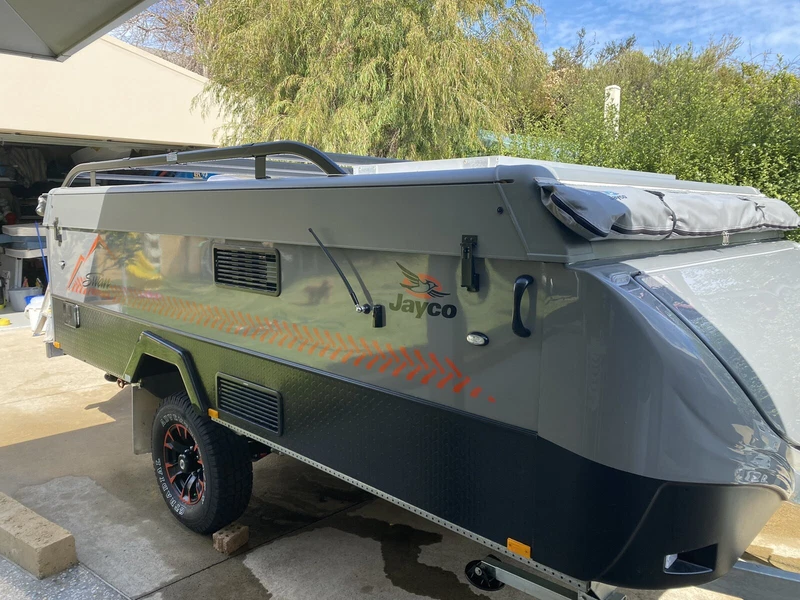 jayco swan bike rack