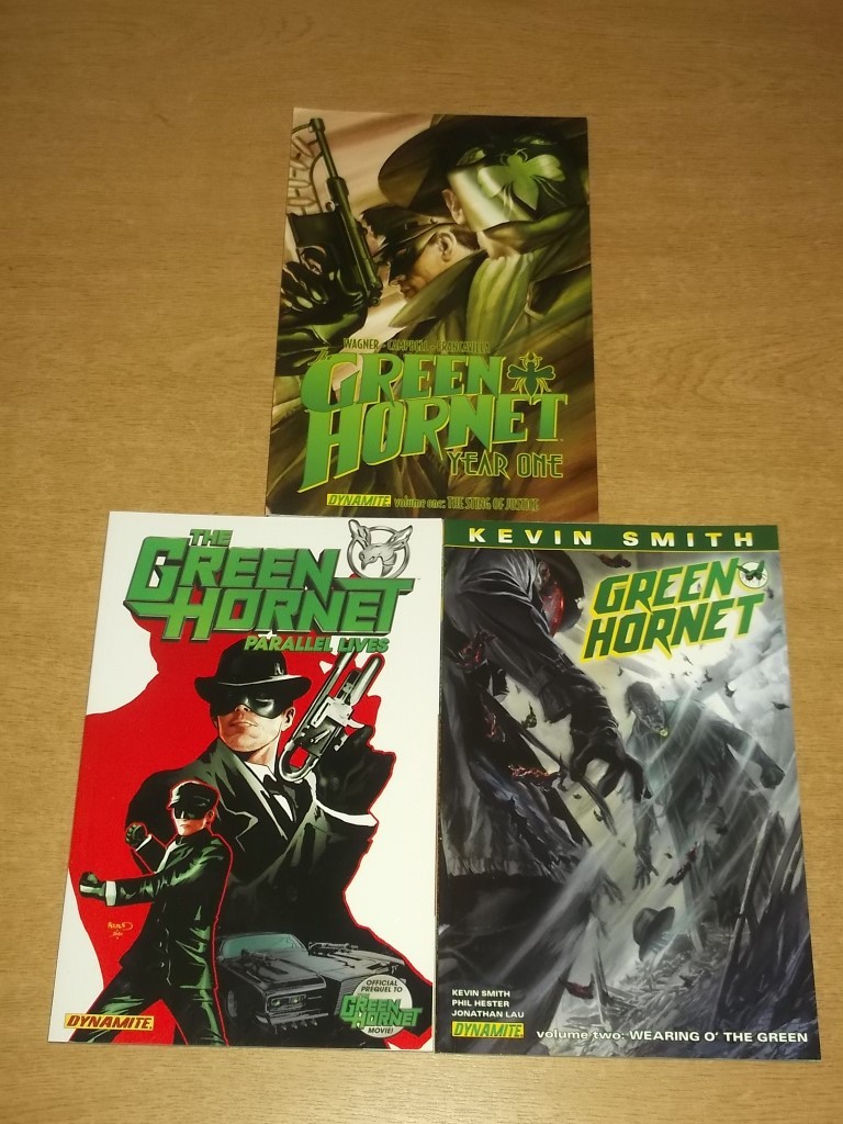 Green Hornet Parallel Lives Wearing O The Green Year One Sting Justice Set of 3