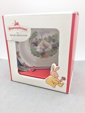 Royal Doulton Bunnykins Nursery Set Baby Plate Feeding Spoon New Camping Scene