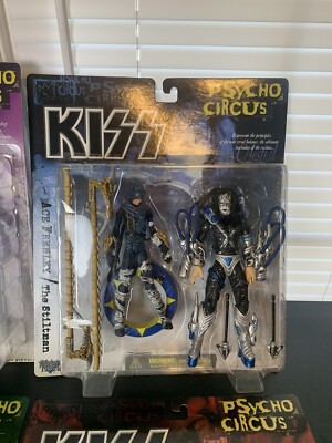Vintage Kiss Psycho Circus McFarlane Set 4 NEW NOS action Figures