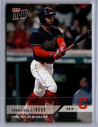 2018 Topps Now 576 Francisco Lindor