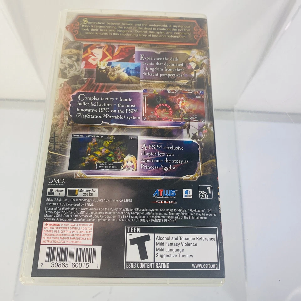 Knights in the Nightmare (Sony PSP, 2010) - Box ONLY - Image 2 of 3