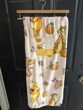 NEW Winnie the Pooh and Friends Fall Leaves Autumn Plush Cloud Throw Blanket