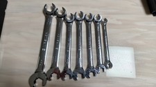 Brake Line Wrench Set Metric Ratcheting Open-end For Nuts On Fuel Open Wrench