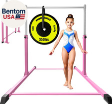 Safe Sturdy Gymnastics Bar for Kids Ages 3-18  Easy to Assemble and Release  3'-5'