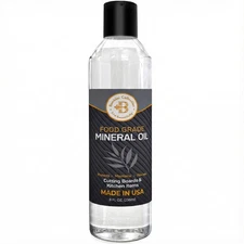 Food Grade Mineral Oil - 8oz Cutting Board Oil for Wood, Butcher Block Oil Co...