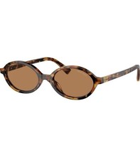 MIU MIU Oval Regard Havana/Brown Lens Cheetah Frame Sunglasses