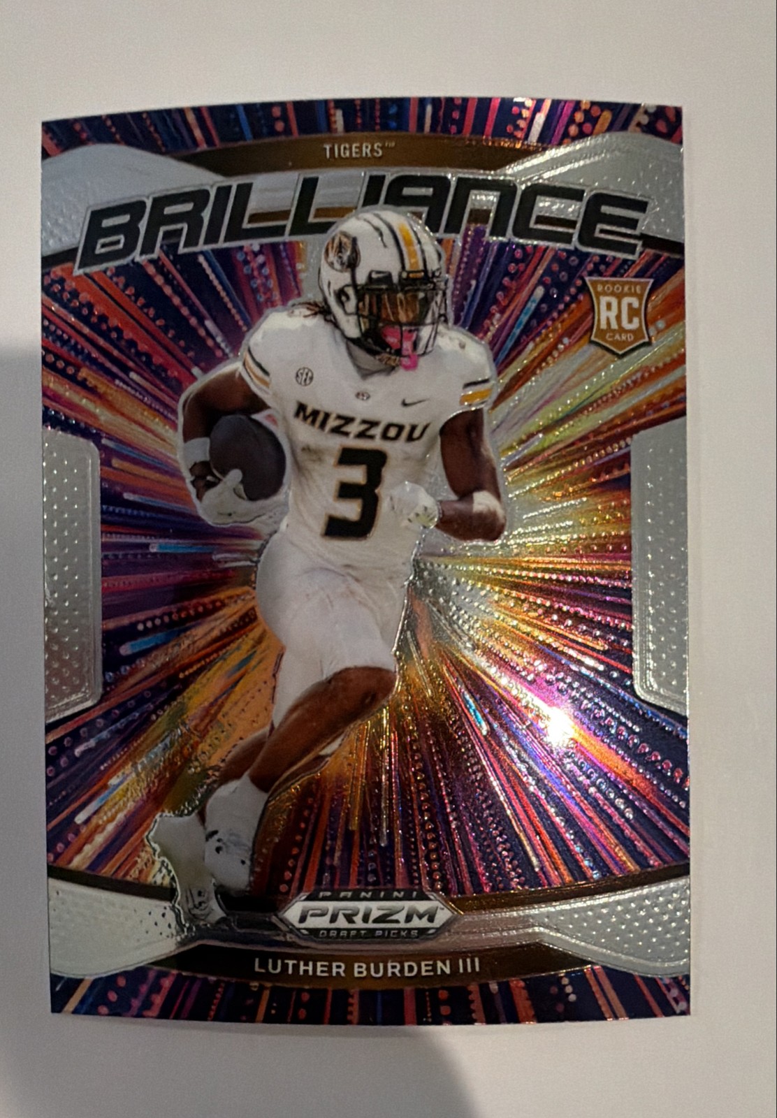 2025 Panini Prizm Draft Picks - Brilliance Luther Burden #12 (RC)