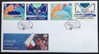 GB 1994 Channel Tunnel Opening Set on First Day Cover, Folkestone S/H/S