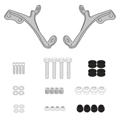 Set Attaques GIVI A8401a pour Pare-Brise 8401a, Harley Davidson Sportster S 1250 - Photo 1/3