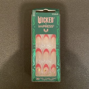 Kiss Wicked x Impress Unlikely Friendship Pink Medium Press-On Nails