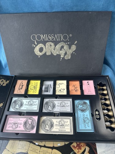 Vintage COMISSATIO ORGY Adult Board Game (1986) - Good Condition COMPLETE - Picture 3 of 12