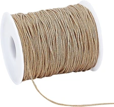 100 Yards 1mm Waxed Cotton Cord Thread Beading String Waxed Craft String for Bra