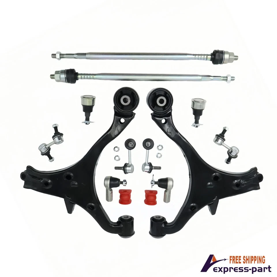 14PCS Front Control Arm Sway Bar Suspension Kit K640288 For 2001-2005 Acura EL - Image 4 of 4