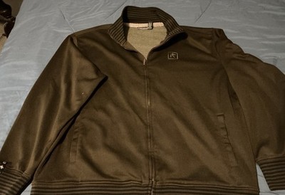 2 XL  Roca Wear Dark Brown  Zip Up
