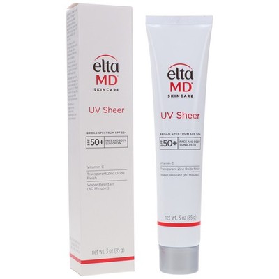 ELTAMD UV SHEER BROAD-SPECTRUM SPF 50+ FACE AND BODY SUNSCREEN 3 OZ ~ Sept 2025