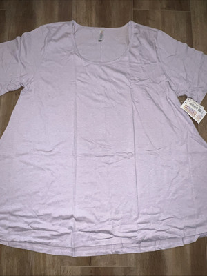 Lularoe Perfect T Solid Purple Lavender 3XL 24/26 XXXL 3X Full Tunic New 28  