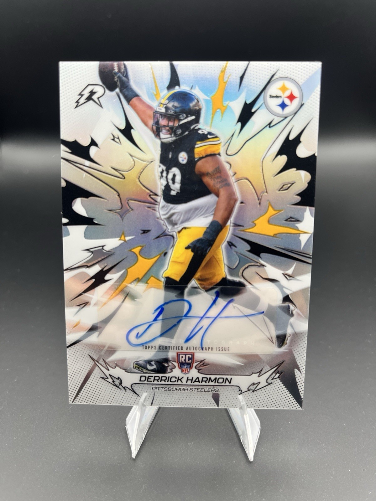 2025 Topps Resurgence Derrick Harmon #181 RC Rookie Auto Steelers