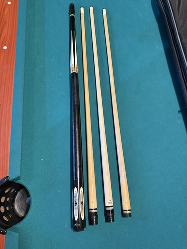 Meucci 97-21 W Pool Cue with 2 Black Dot & New Pro Shaft 5/16 x 18