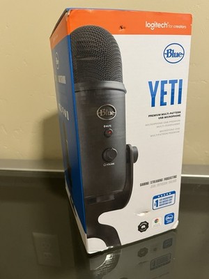 Logitech for Creators Blue Microphones Yeti USB Microphone (Blackout) (read)