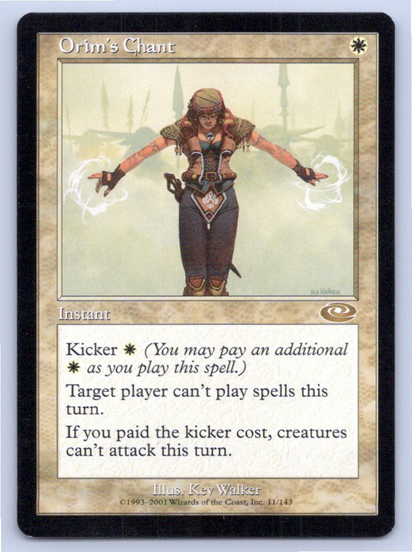Orim's Chant 11 - R Planeshift Magic: The Gathering LP