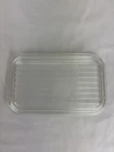 Vintage Pyrex 502-C Replacement Ribbed Refrigerator Glass Lid 6.5"x4"