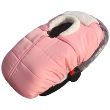 Winter Car Seat Cover for Babies Carseat  Waterproof, Warm Car Seat Cover Pink