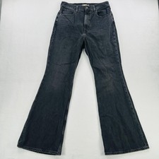 Levi's Premium Jeans Womens 30 Black 70s High Flare High Rise Denim 5 Pocket