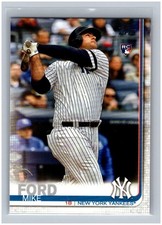 2019 Topps Update Mike Ford RC #US78 Rookie Card MLB New York Yankees Baseball. rookie card picture