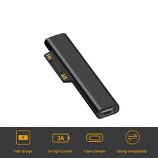 Magnetic Type-C To PD Fast Charging Connector Adapter For Surface Pro 3 4 5 6 h
