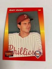 1992 Donruss Triple Play Andy Ashby Philadelphia Phillies 