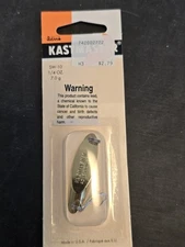 Acme Tackle Kastmaster Spoon Fishing Lure 1-3/4" 1/4 Oz SW-10 Gold