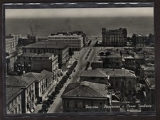 PESCARA - cartolina spedita nel 1956 - PANORAMA E CORSO UMBERTO - G182