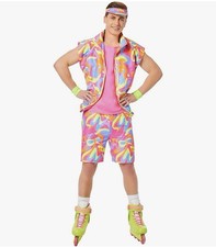 Adult The Barbie Movie Halloween Costume Skating Ken Medium 38-40