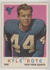 1959 Topps Kyle Rote #7 0a3