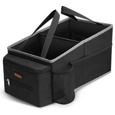 Car Seat Organizer - Backseat with Cup Holders, Storage Organization for Front