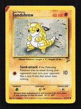 Sandshrew 91/130 HP Base Set 2 English Pokemon Card TCG