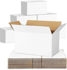 Shipping-Boxes-11x6x6 Inches: 40 Pack 11x6x6 inches, White