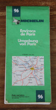 CARTE MICHELIN - N°96 -ENVIRONS DE PARIS - ANNEES 80 - BON ETAT - 1/ 100 000e