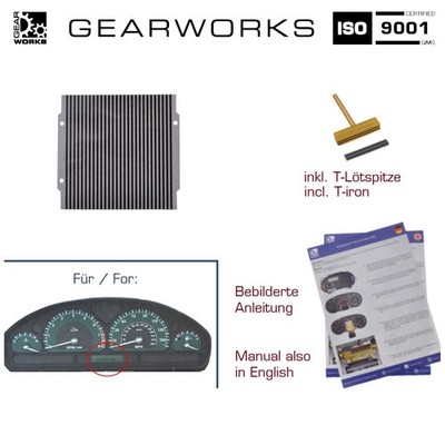 Kontaktfolie Tacho für Jaguar S-Type bis -'03 Kombiinstrument Display