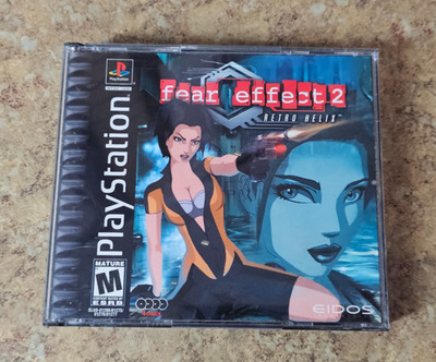 Fear Effect 2: Retro Helix (Sony PlayStation 1 PS1, 2001) CIB w/ Reg Card Manual