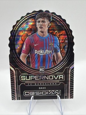 Gavi RED PULSAR #/26 (2021-22) Panini Obsidian Tmall Supernova TC