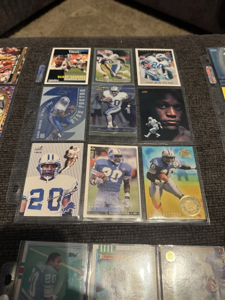 巴里·桑德斯橄榄球卡(X57卡套装) — 第 3/4 张图片