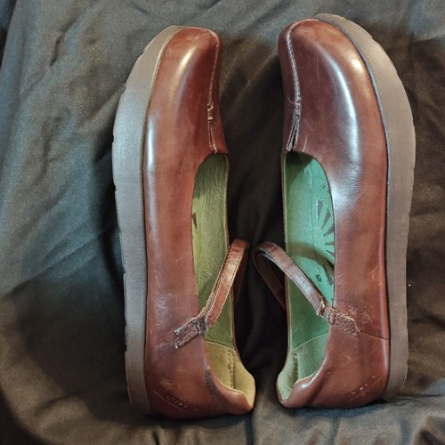 Zapatos cómodos Earth Kalso Solar para mujer talla 6 B/M Mary Jane cuero marrón EE. UU. - Imagen 4 de 8
