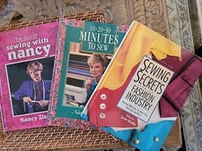 3 Books - Best of Sewing with Nancy - 10 20 30 Minutes To Sew - Sewing Secrets
